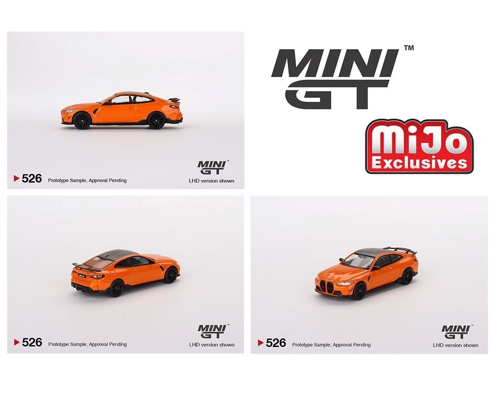 Mini GT 1:64 BMW M4 M-Performance (G82) Fire Orange Diecast