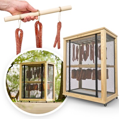 L.E.W. Reifeschrank für Fleisch und Wurst Fisch Trockennetz  Fischtrockner