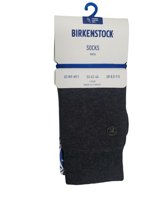 SAOLA 1 Paio Calze Birkenstock nuove suola comoda plantare uomo colore grigio