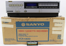 Sanyo Betamax VCR 4400 - Powers On As-Is Untested w/ Box No Remote