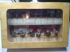 Vintage Handyman Club of America 15 Piece Router Bit Set Box
