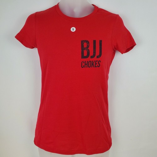"BJJ Chokes" Red Bella + Canvas Women's Size Small - Picture 2 of 5