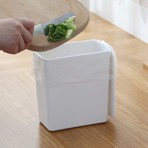 Desktop Trash Can Small Can Mini Trash Can with Lid for Home Office Dorm - 第 4/12 張圖片