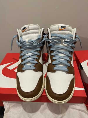 Nike Dunk HI Retro PRM Pecan/Sail-Worn Blue-Off Noir