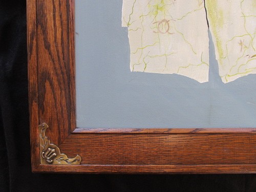 LISTED ARTIST painting ABSTRACT modernist fine art Dr. BENJAMIN L. Gross VINTAGE - Picture 6 of 8