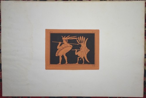 WILLIAM HAMILTON Original Color Aquatint Removed Etruscan Greek Roman C1800 b - Picture 1 of 3