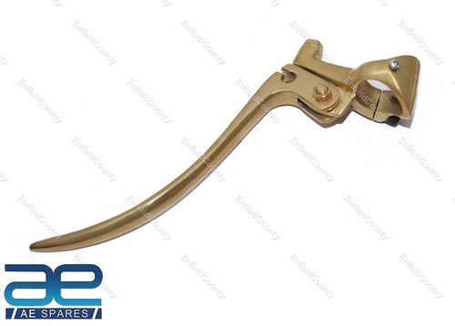 Pour Triumph BSA Ariel Vintage Motos Laiton Leviers Frein et Embrayage 7/8 " Gec - Photo 3/11