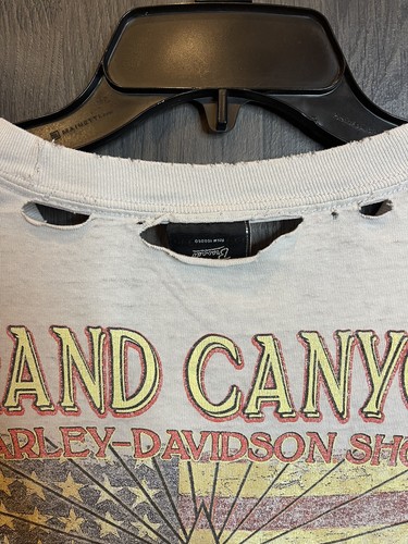 Harley Davidson Graphic T-Shirt Adult 2XL White Cotton Grand Canyon Mayer AZ. - Picture 9 of 10