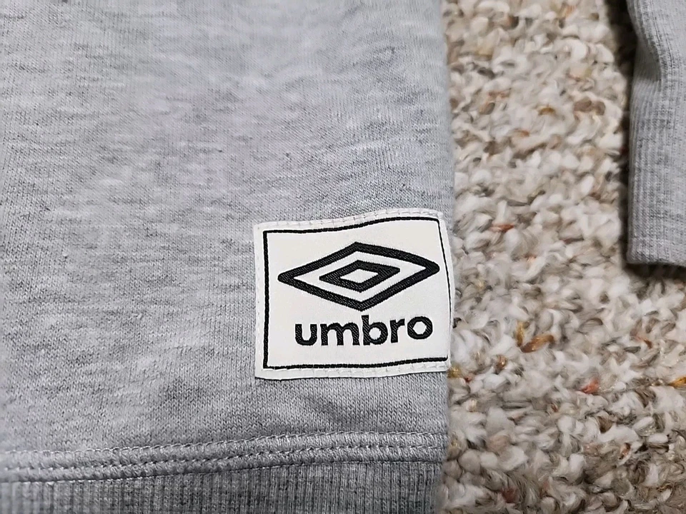 Sudadera con Capucha UMBRO Gris Logo Frontal Talla XXL (48) Unisex Foto 2 de 4