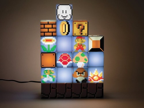 Super Mario Build a Level Lampe - Bild 4 von 6