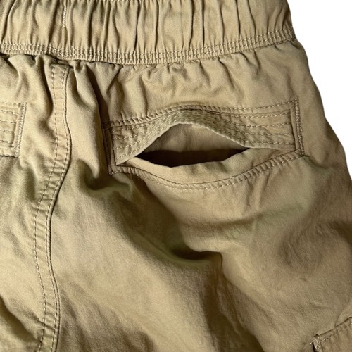 Gap Boys Khaki Cargo Pants Lined Size Small Elastic Waist with Drawstring - Picture 8 of 13
