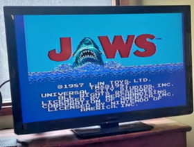 JAWS (NES, 1987) - CART and SLEEVE - Cleaned &Tested