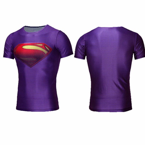 Men Kurzarm T-Shirt Marvel Superheld -Kostüm Radfahren Sport Tops Jersey-Hemd - Bild 20 von 44