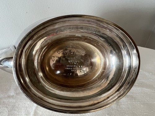 Vintage Wallace EPNS 4-teiliges versilbertes Teekanne Set silber gelötete Basis Art Deco - Bild 3 von 9