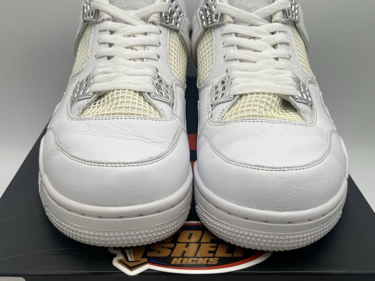 Nike Air Jordan Retro 4 Pure Money 2017 Size 12 Authentic WHITE