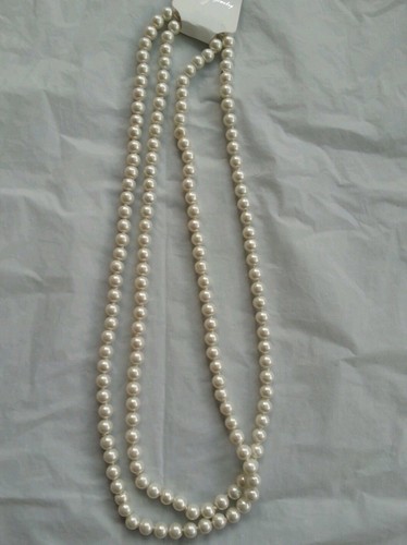 20s Charleston Flapper Set Black Sequin Headband Pearl Necklace Cigarette Holder - Picture 4 of 4