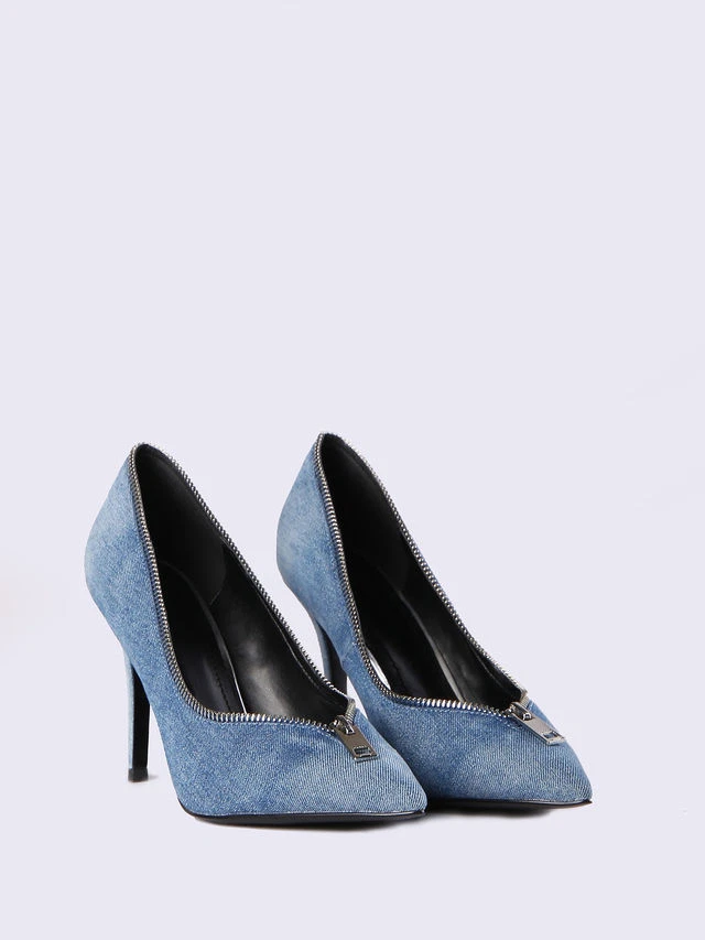 D Elisah Zip Diesel Women s Exquisette shoes In Indigo Blue