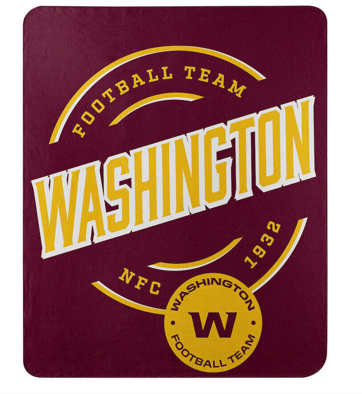 Northwest NW682290 Washington Redskins Large Soft Fleece Throw