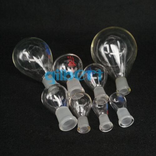 5-2000ml Quickfit Joint Lab Glass Rotary Evaporator Flask Round-Bottom Ware - Picture 3 of 81