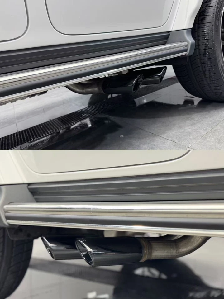 8x Puntas de tubo de silenciador de escape para 16-19 Mercedes-Benz W464 G500 G550 G63 Clase G Foto 3 de 4