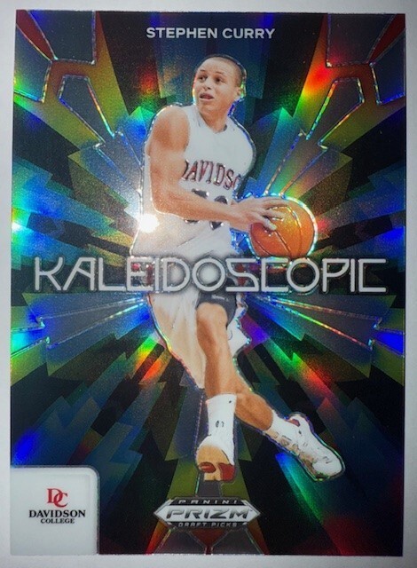 STEPHEN CURRY 2024/25 PANINI PRIZM DRAFT PICKS KALEIDOSCOPIC PRIZM INSERT MINT