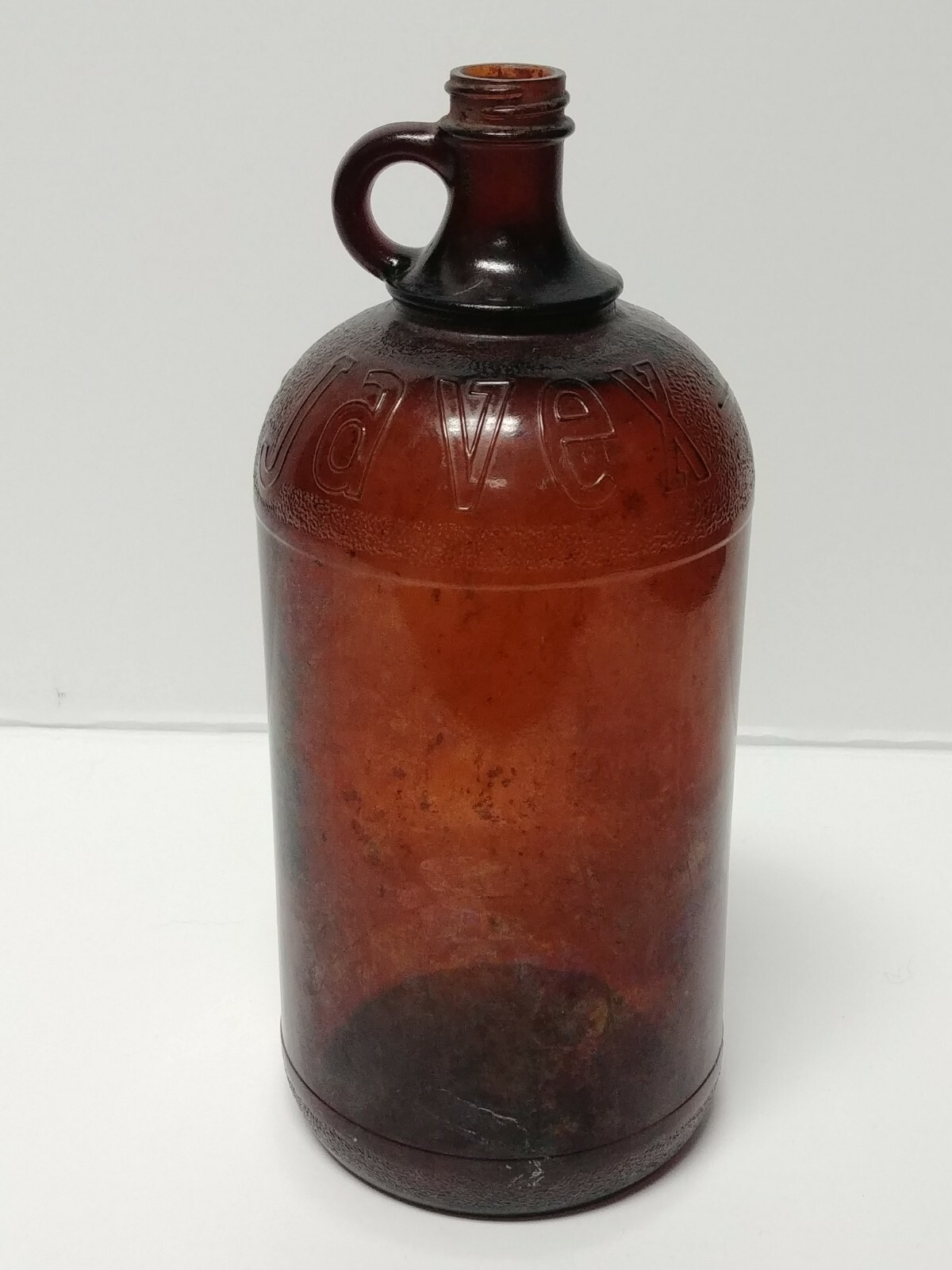 Vintage 64oz Javex Brown Glass Bleach Bottle eBay
