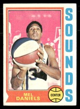 1974-75 Topps #192 Mel Daniels - EXCELLENT