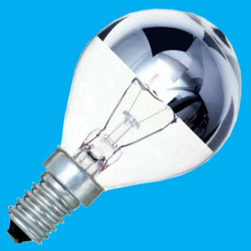 12x 40W Crown Silver Top Reflector Dimmable Golf Light Bulb SES E14 Small Edison