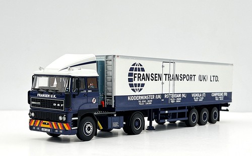 DAF 2800 4x2 classic reefer trailer "Fransen Transport UK" WSI truck models - Picture 2 of 7