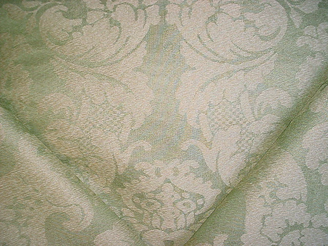 4-1/4Y Lee Jofa 2015116 Le Grenate Herb Silk Floral Damask Upholstery Fabric - Image 2 of 4
