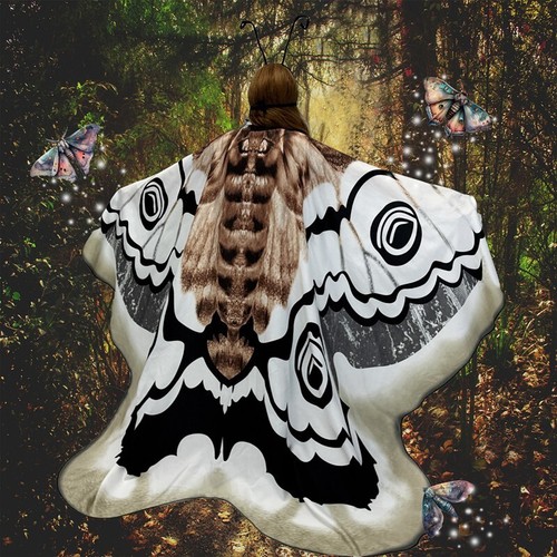 Manteau cape aile de papillon accessoire de costume d Halloween aile d Isis - Picture 2 of 19