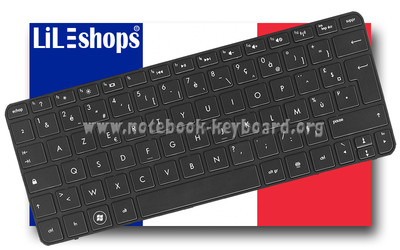 Clavier AZERTY Français Original Pour HP Mini 210-2000/2100/2200 – Avec Cadre – Neuf D'origine France