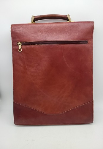 Bally Italy Leather Portfolio Messenger Shoulder Bag Vintage - Picture 2 of 15
