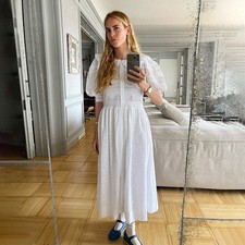 do*EN White embroidered dress