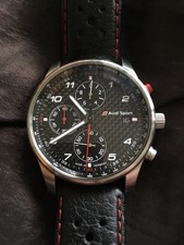 audi sport carbon chronograph