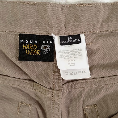 Mountain Hardwear Herren Shorts Größe 34 Nylon khaki - oliv 9" Schrittlänge Wandern - Bild 8 von 12