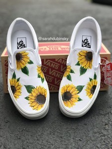sunflower vans custom