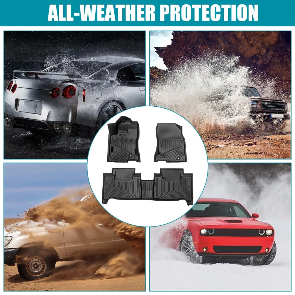 Floor Mats Cargo Liner For 2015-2017 Lexus NX200t / 2015-2021 NX300h All Weather — 第 2/4 张图片