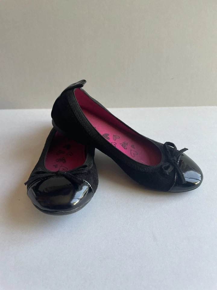 Olive & Edie Toddler Girls Size 12 Black Ballet Fabric Taylor - Image 4 of 4