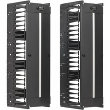 Tripp Lite SRCABLEVRT12HD 7ft Vertical Cable Manager Black