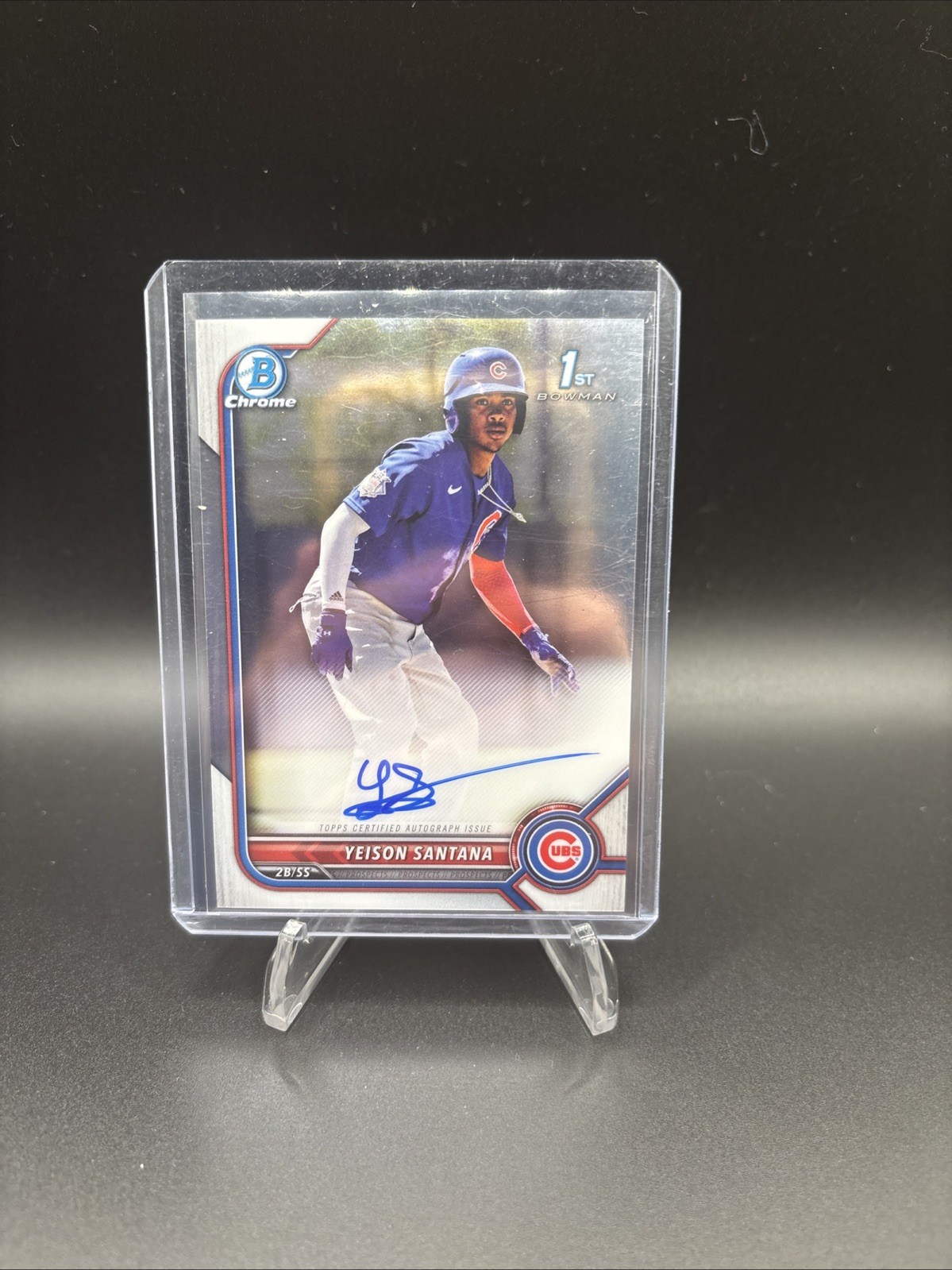 2022 Bowman - Chrome Prospect Autographs Yeison Santana #CPA-YS (AU, RC)