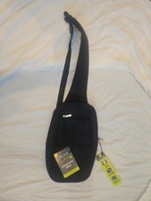 Travelon Anti-Theft Crossbody Bag Black with Locking Zippers RFID Protection.