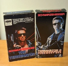 The Terminator/Terminator 2 (1984/1991) Vintage VHS HBO 