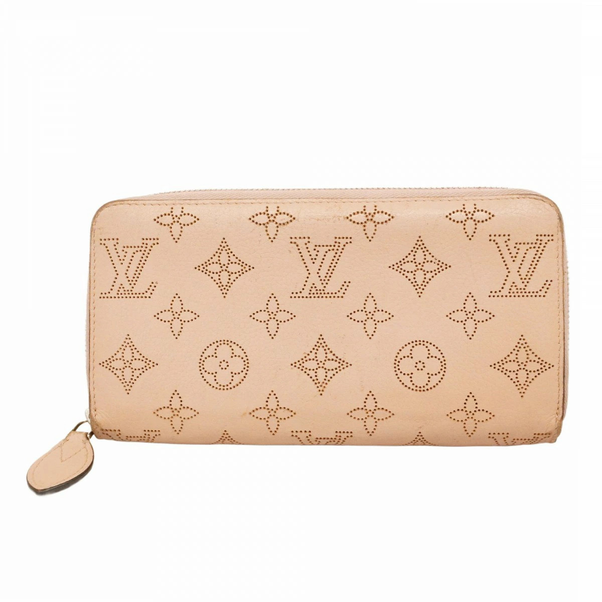 LOUIS VUITTON Mahina Zippy Wallet M61868 Long Wallet Magnolia Used