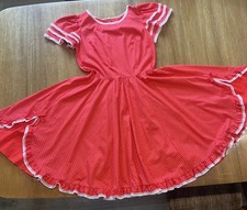 Vintage Partners Please San Francisco Made USA Dance Dress Lace Ruffles Nice 