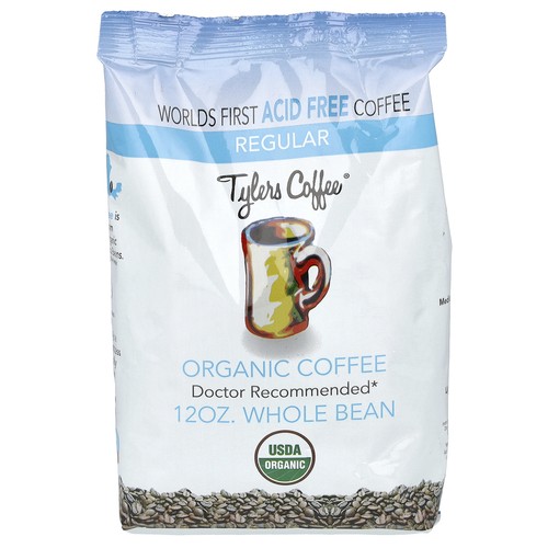 Organic Coffee, Whole Bean, Regular, 12 oz