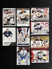 Ryan Miller 9 Card NHL Ice Hockey Trading Card Lot Ducks Sabres Canucks Goalie