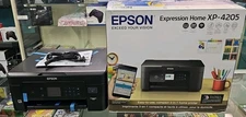 Epson Expression Home XP-4205 All-In-One Inkjet Printer Color Wireless USED 