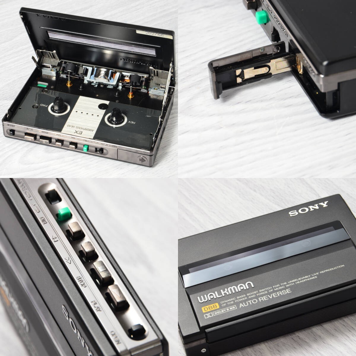 Sony Walkman WM-150 Cassette Player Black Portable Audio 1988