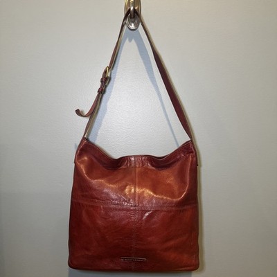 Lucky Brand - Vintage Dark Brown Leather Purse Business Bag